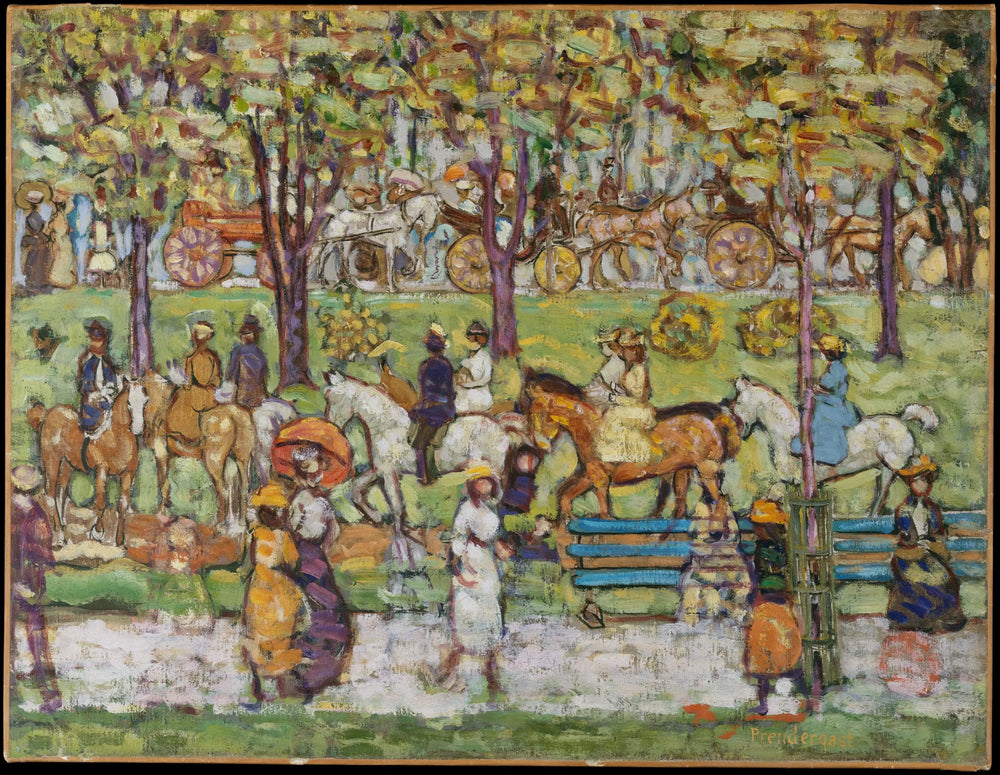 Parc central - Maurice Prendergast - Alpha Reproduction
