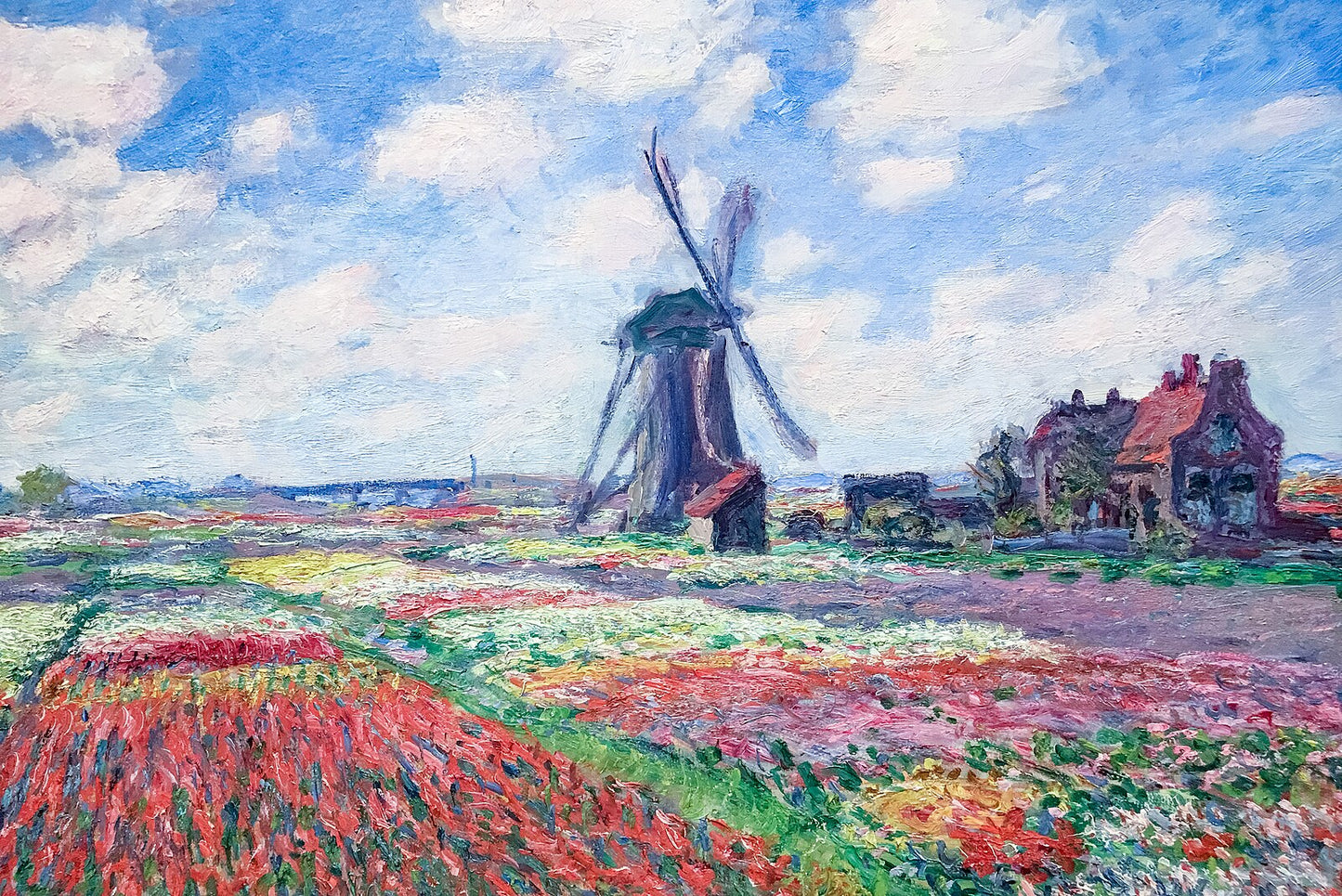 Тюльпановые поля в Голландии – Клод Моне (1886)
