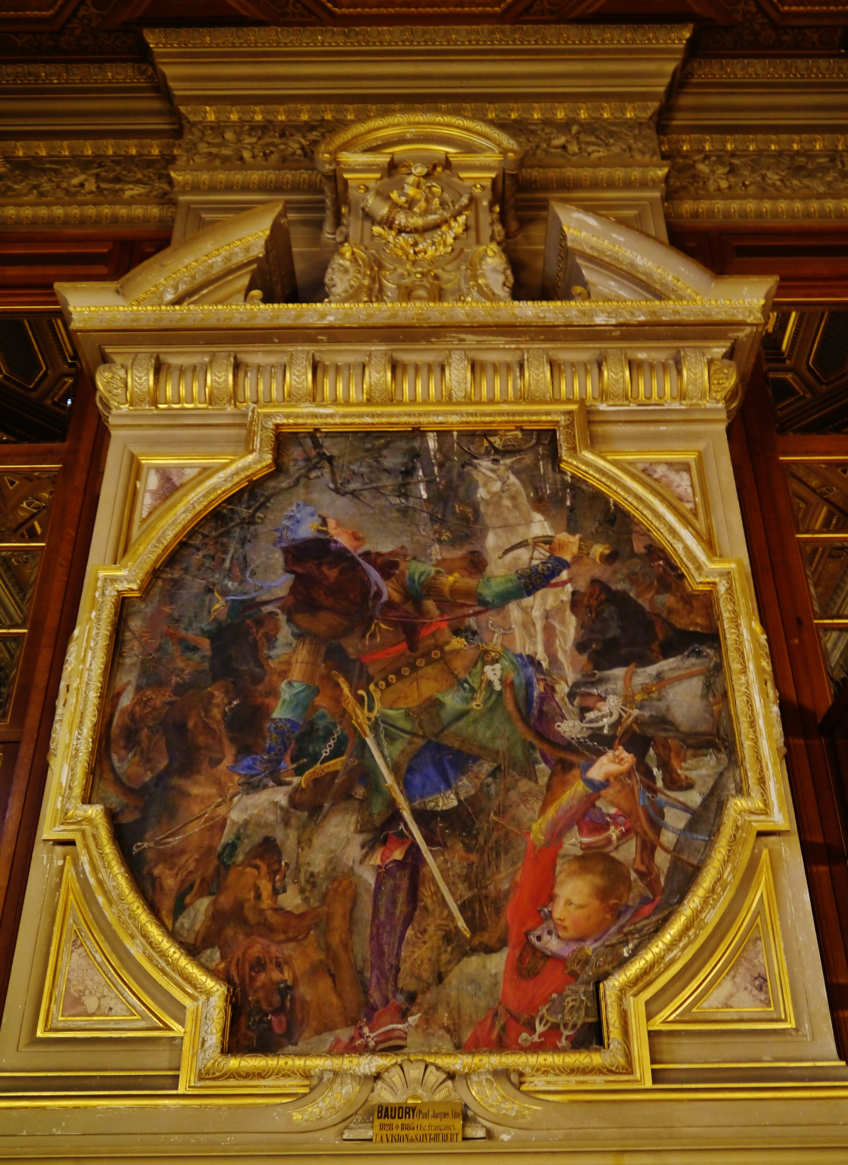 La Vision de saint Hubert - Paul Baudry