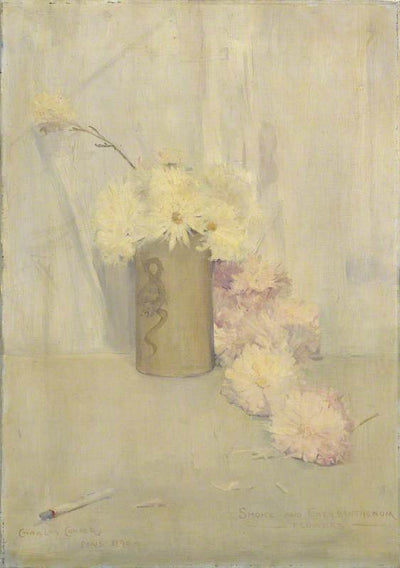 Fleurs de fumée et de chrysanthème - Charles Conder - Alpha Reproduction