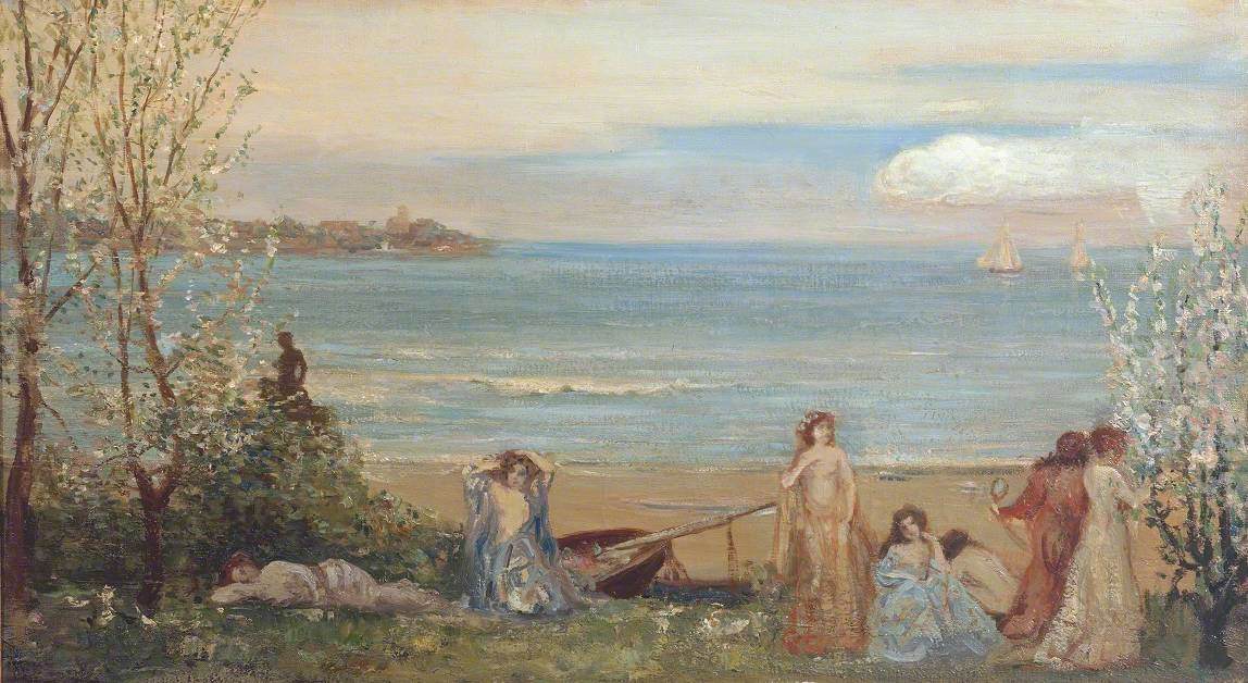 Printemps au bord de la mer - Charles Conder - Alpha Reproduction