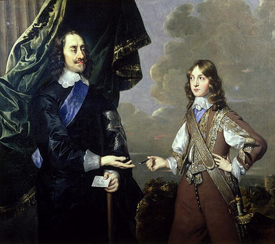 Portrait de Charles Ier et de son fils cadet, James, duc d'York - Peter Lely