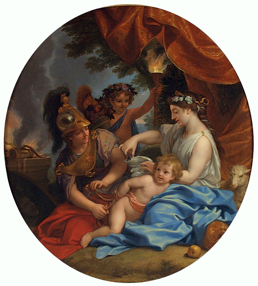 Vénus coupant les ailes de Cupidon - Charles Le Brun
