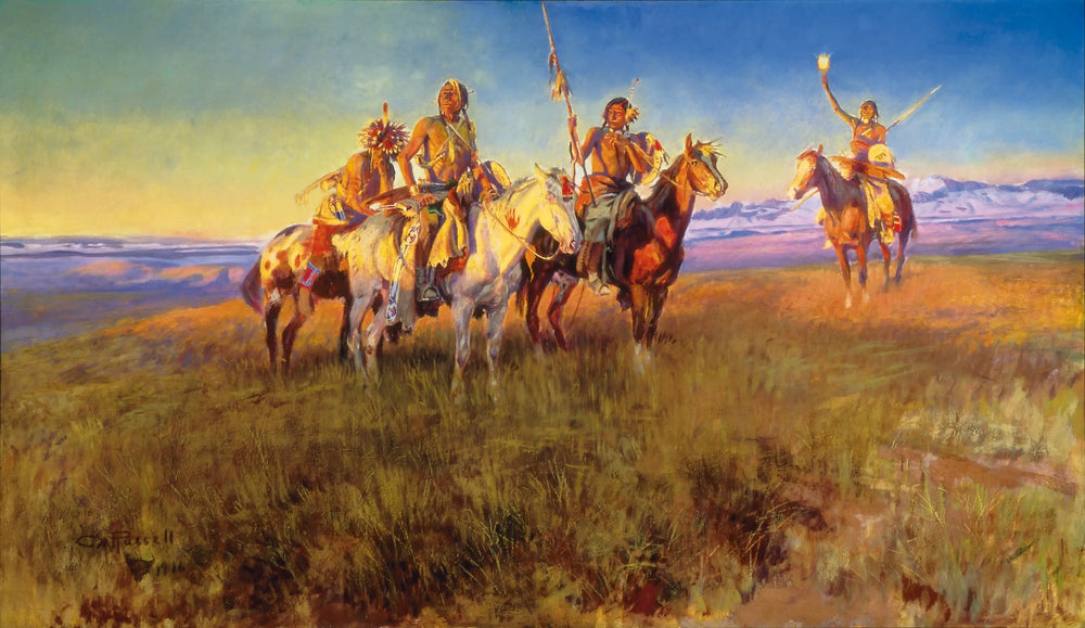 Red Man’s Wireless - Charles Marion Russell - Alpha Reproduction