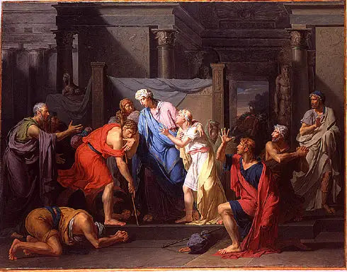 Joseph reconnu par ses frères - Charles Meynier - Alpha Reproduction