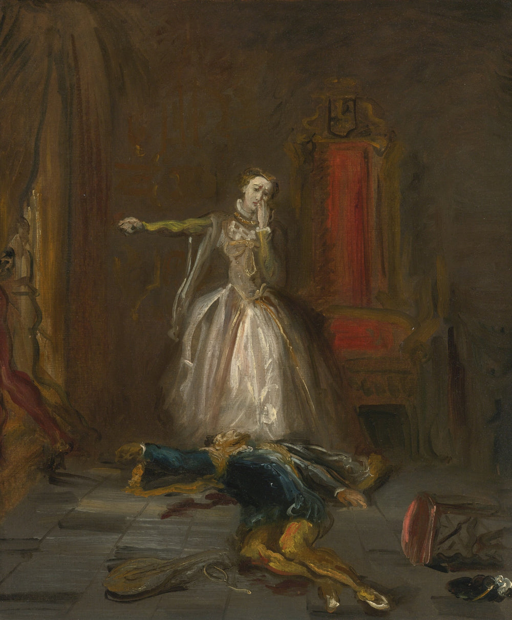 Marie Stuart jurant la vengeance - Théodore Chassériau - Alpha Reproduction