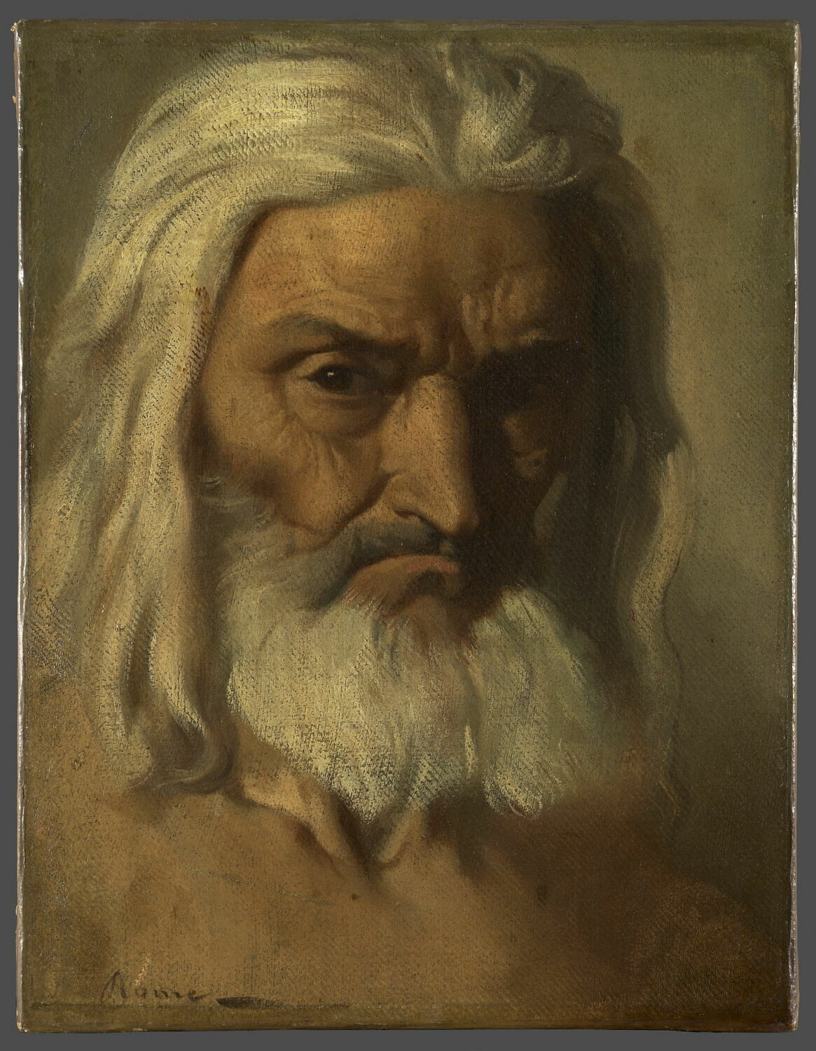 Tête de vieillard - Théodore Chassériau