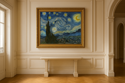 🌌 Звёздная ночь – Винсент ван Гог (1889)