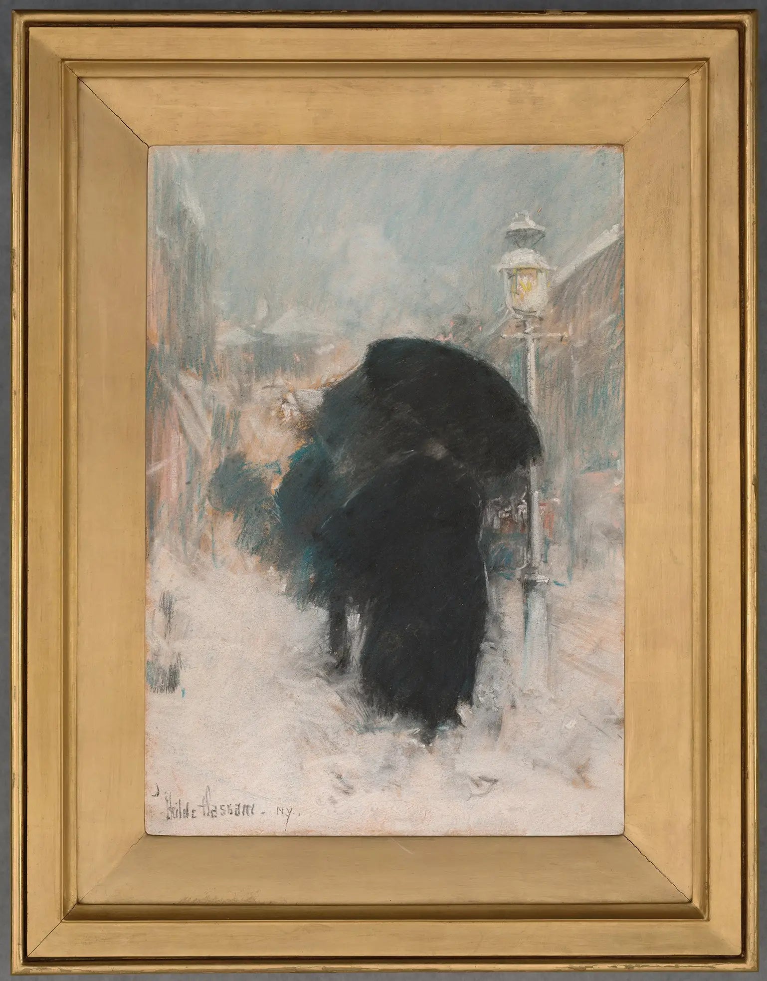 Un blizzard à New York - Childe Hassam - Alpha Reproduction