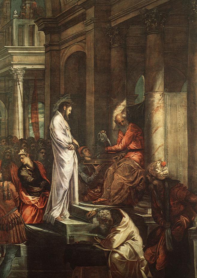 Le Christ devant Pilate - Jacopo Tintoretto