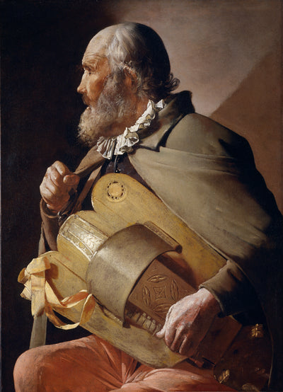 Le Musicien Aveugle. - Georges de La Tour - Alpha Reproduction