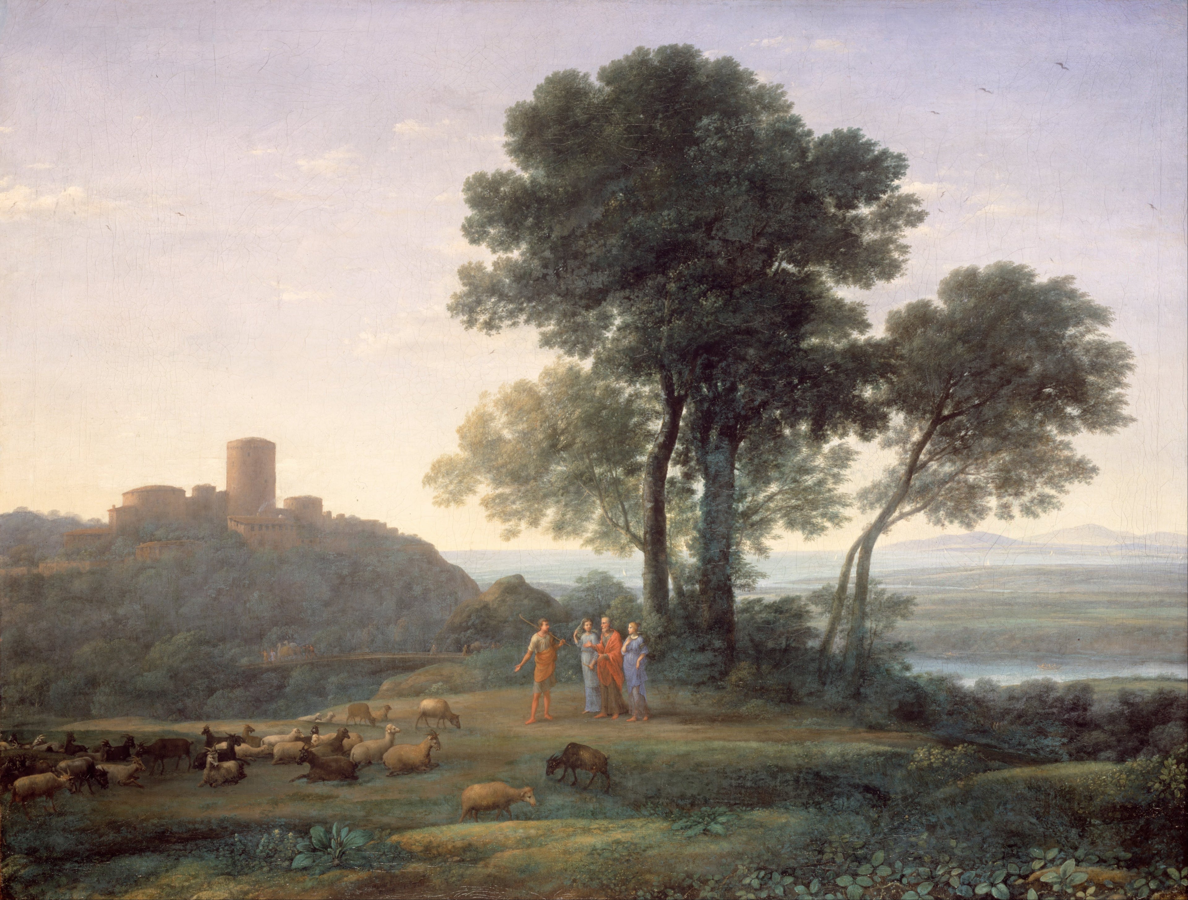 Jacob avec Laban et ses filles - Claude Lorrain