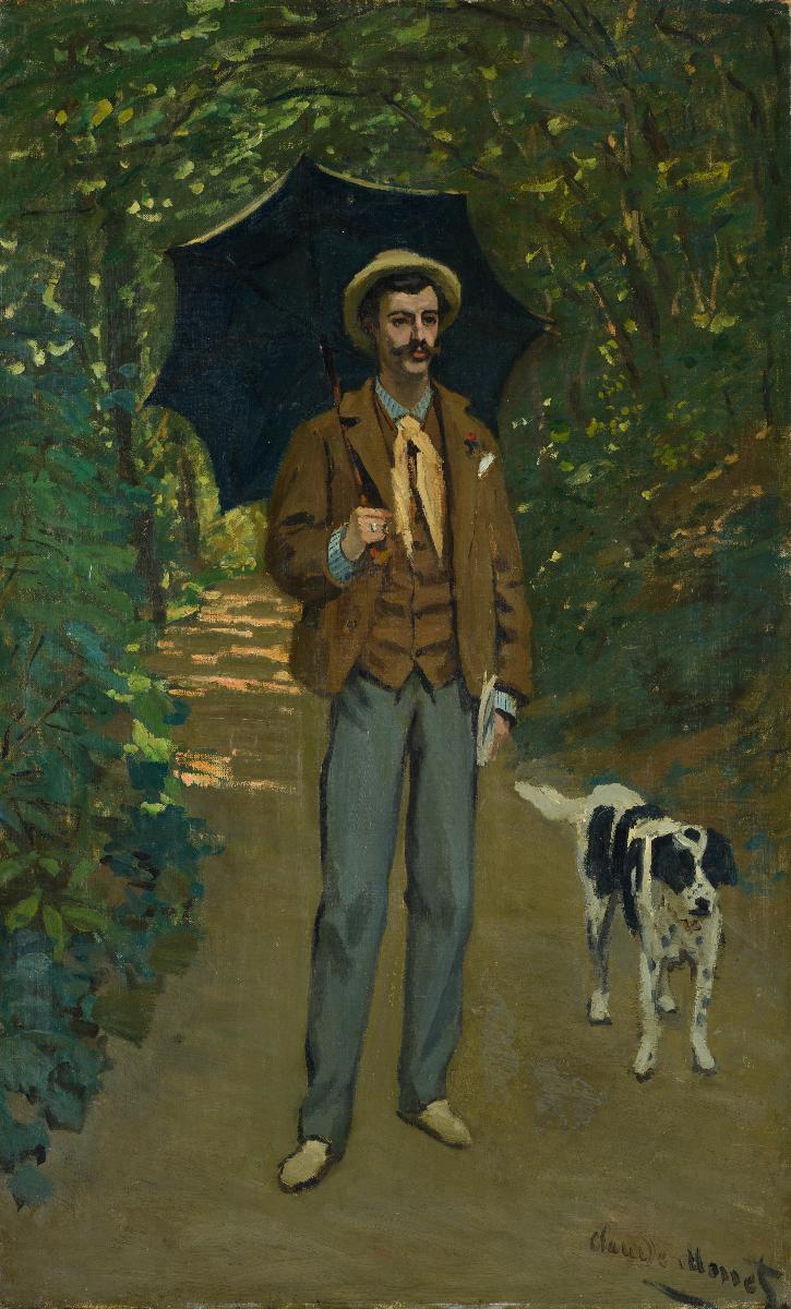 Reproduction du tableau « Portrait de Victor Jacquemont au parasol - Claude Monet » par Alpha Reproduction en peinture à l’huile