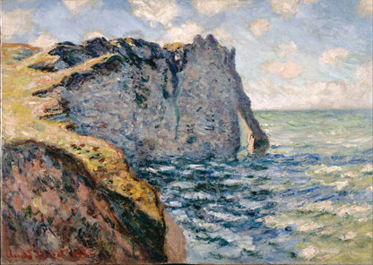🎨 Скала Авал в Этрета – Клод Моне, 1885