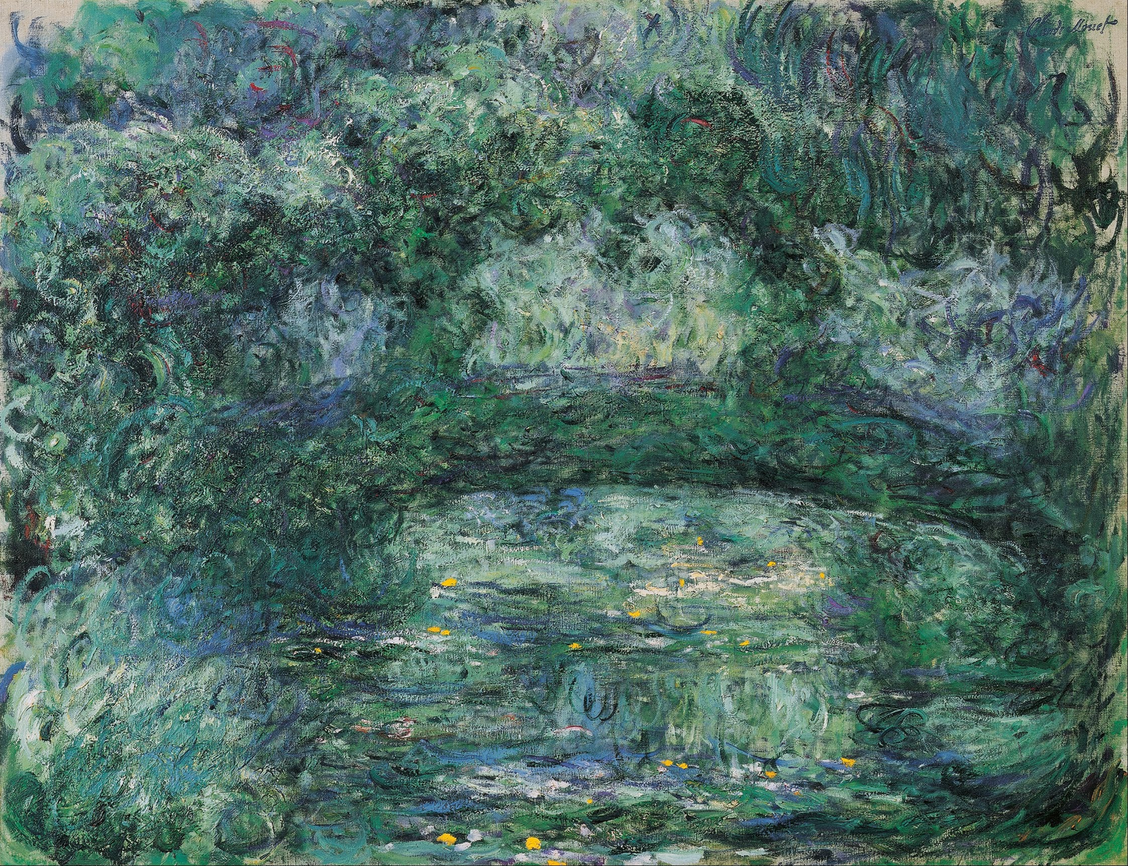 Reproduction du tableau « Le pont japonais - Claude Monet » par Alpha Reproduction en peinture à l’huile