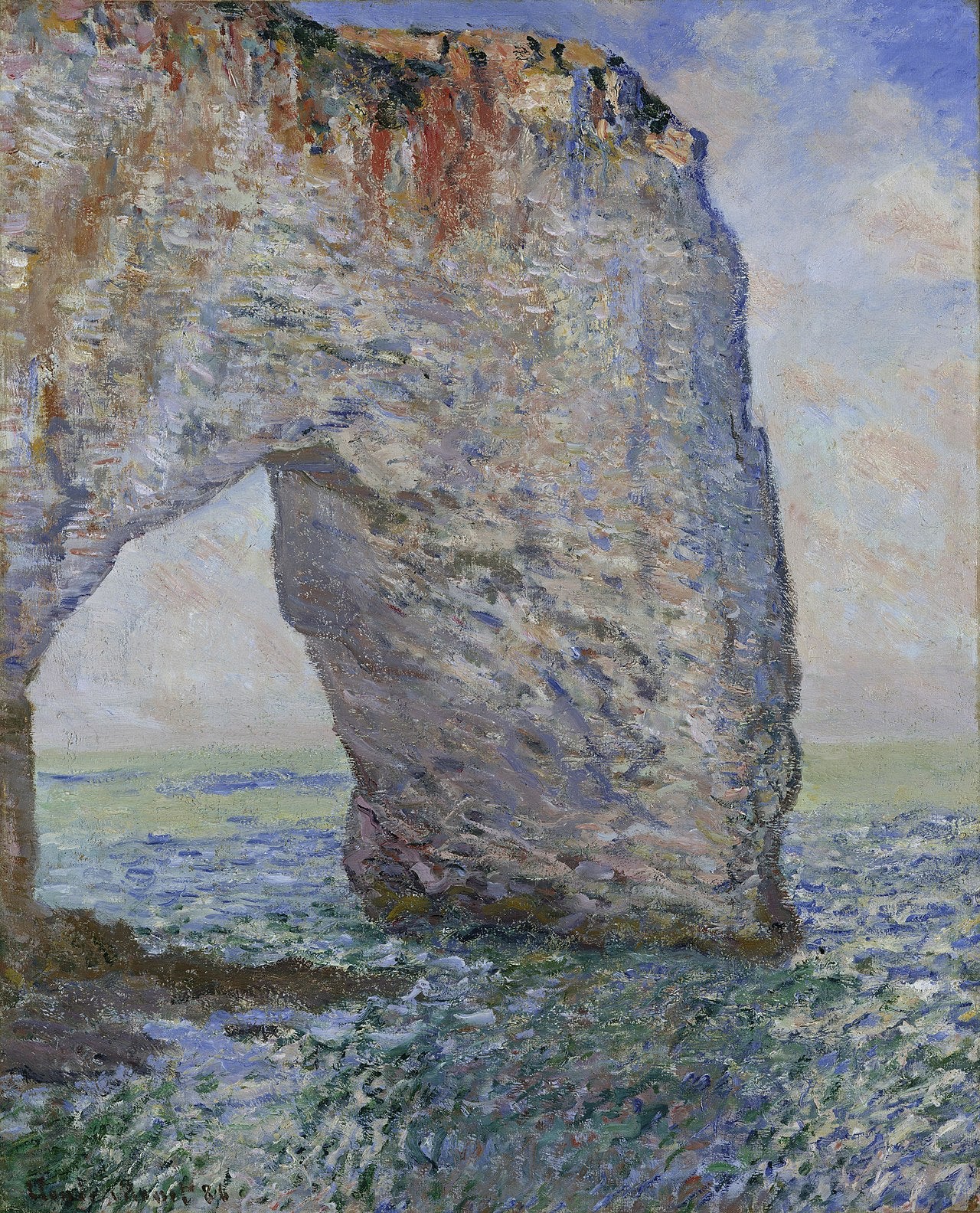 🌊 Ла Маннпорт возле Этрета – Клод Моне (около 1883–1886)