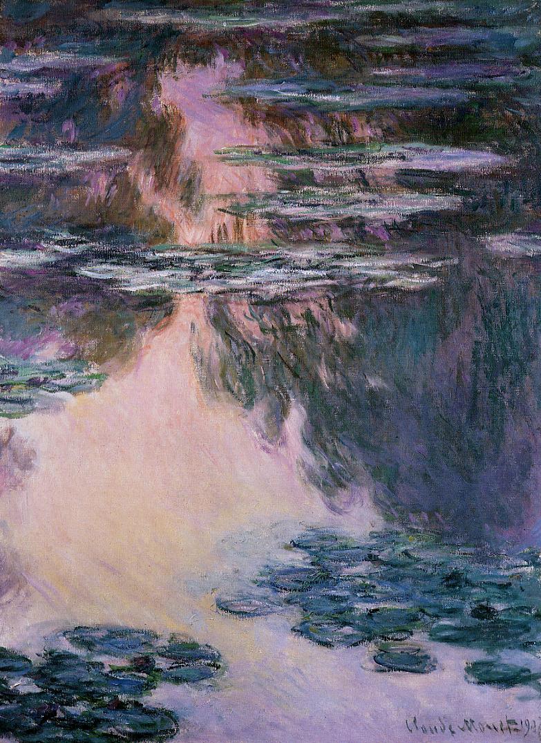 🌸 Кувшинки – Фиолетовый свет на воде (1907)