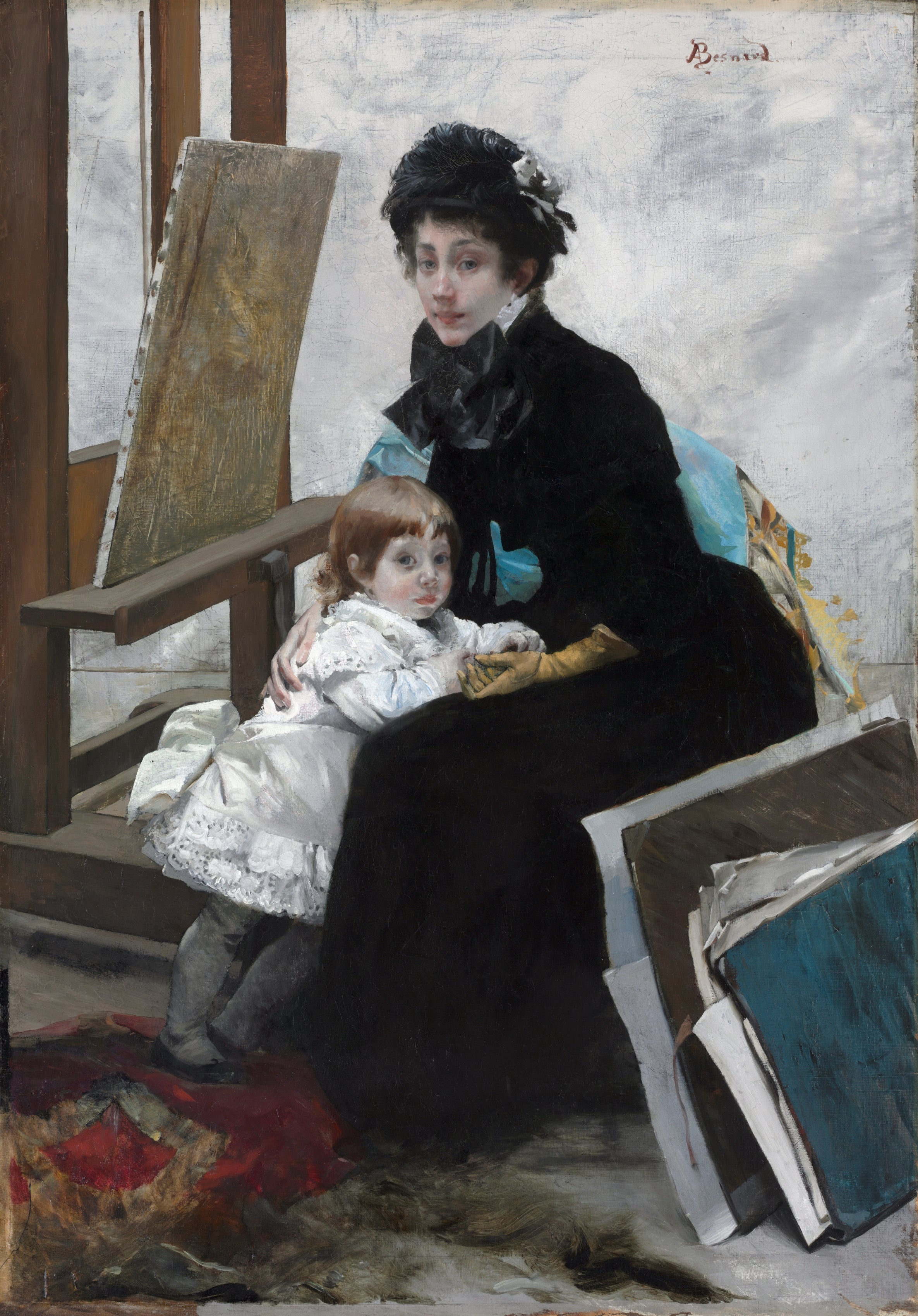 Madeline Lerolle et sa fille Yvonne - Albert Besnard
