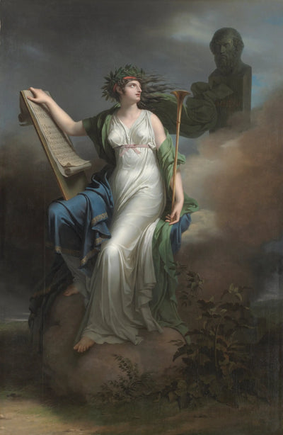Calliope muse qui préside au poème épique - Charles Meynier - Alpha Reproduction