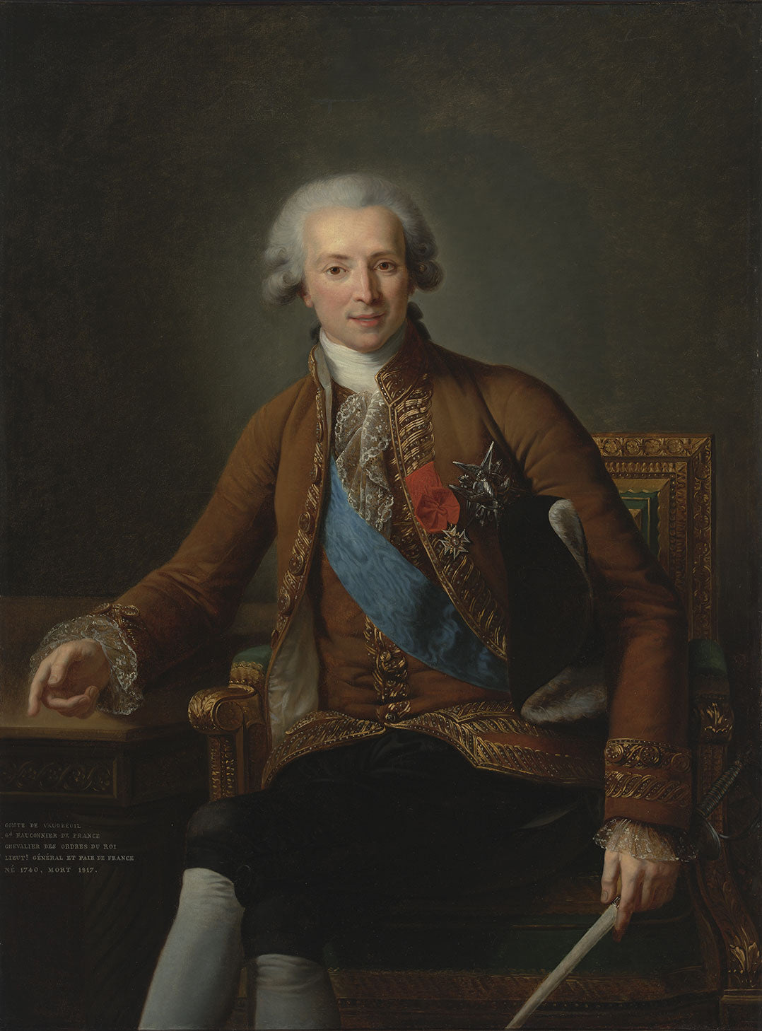 Portrait de Joseph Hyacinthe François de Paule de Rigaud, comte de Vaudreuil - Élisabeth Vigée Le Brun