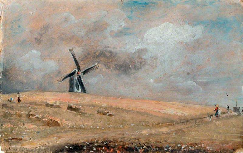 Un moulin à vent près de Brighton - John Constable