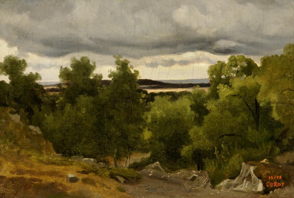 Au Petit Chaville - Jean-Baptiste Camille Corot