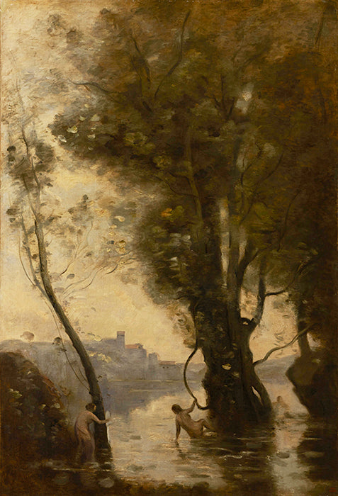Les Baigneuses des Îles Borromées - Jean-Baptiste Camille Corot