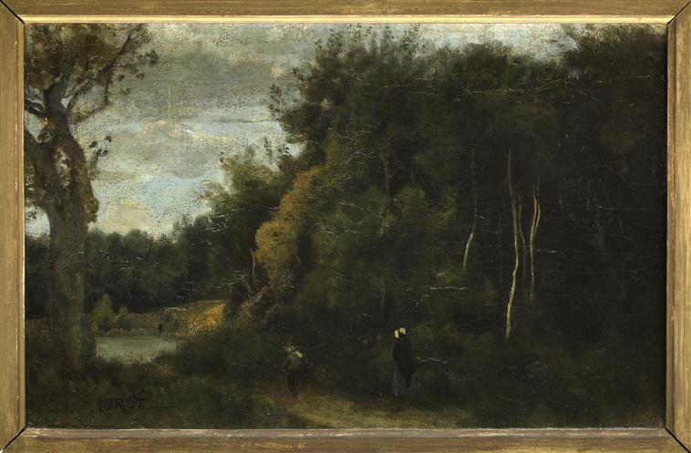Entrée du bois à Ville-d'Avray - Jean-Baptiste Camille Corot