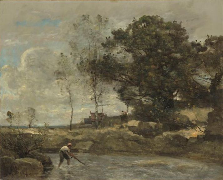 La Levée des filets - Jean-Baptiste Camille Corot