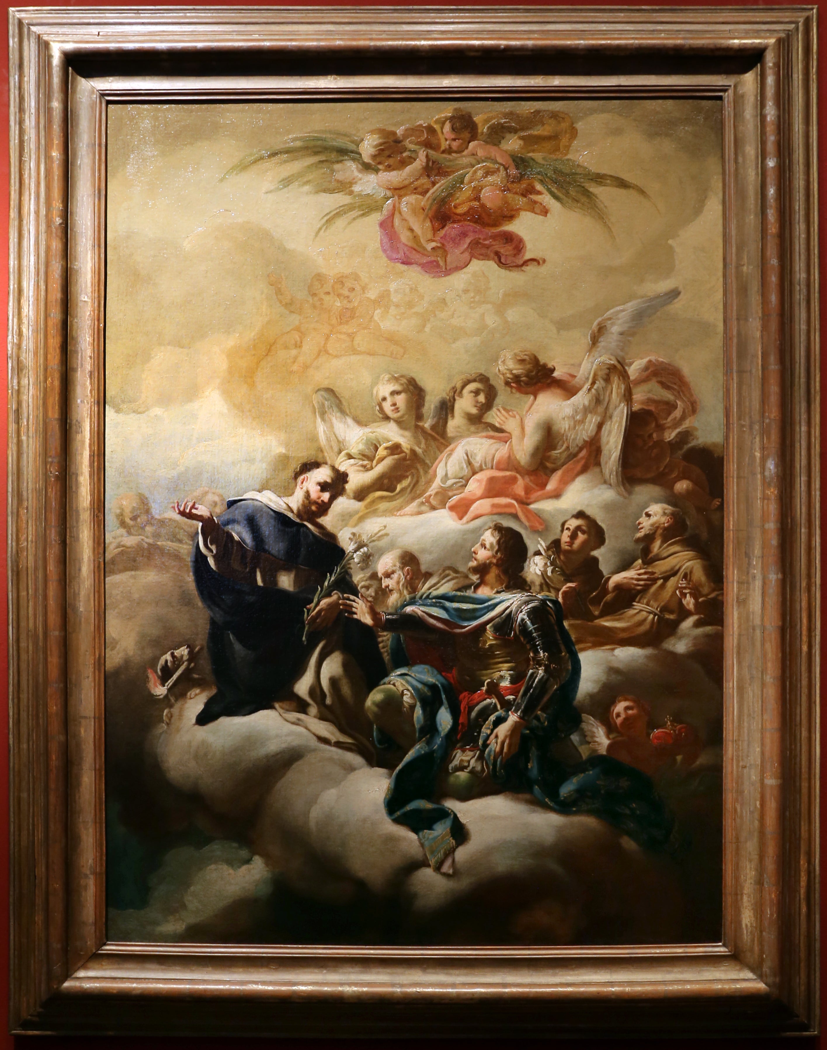 Saint Dominique, saint Louis, saint Antoine de Padoue et saint François d'Assise - Corrado Giaquinto