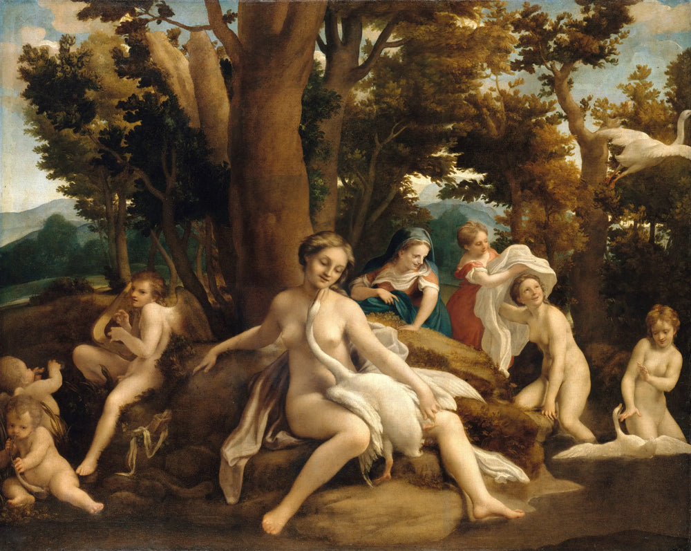 Léda et le Cygne - Antonio da Correggio - Alpha Reproduction