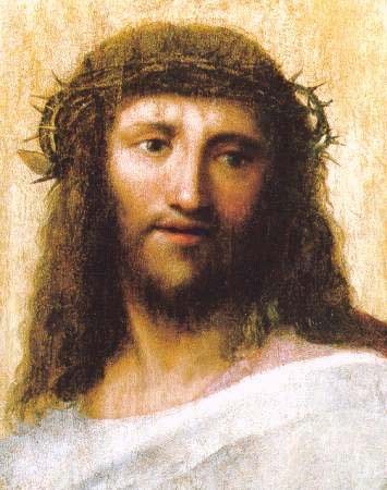 Portrait du Christ - Antonio da Correggio