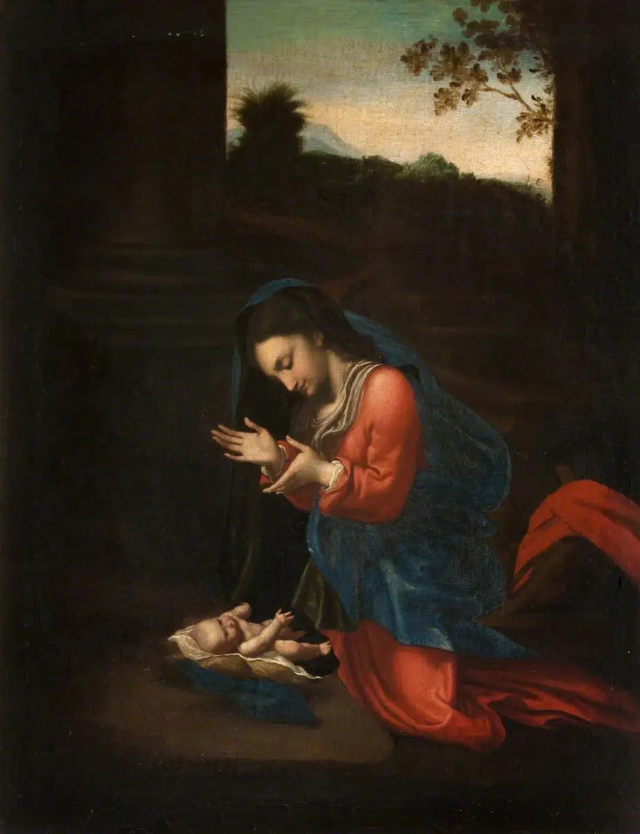 L’Adoration de la Vierge - Antonio da Correggio - Alpha Reproduction