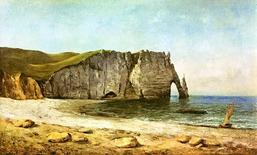 Морская арка в Этрета - Гюстав Курбе