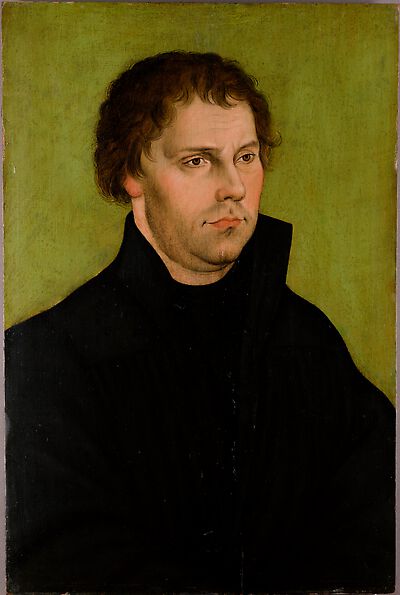 Portrait de Martin Luther - Lucas Cranach the Elder