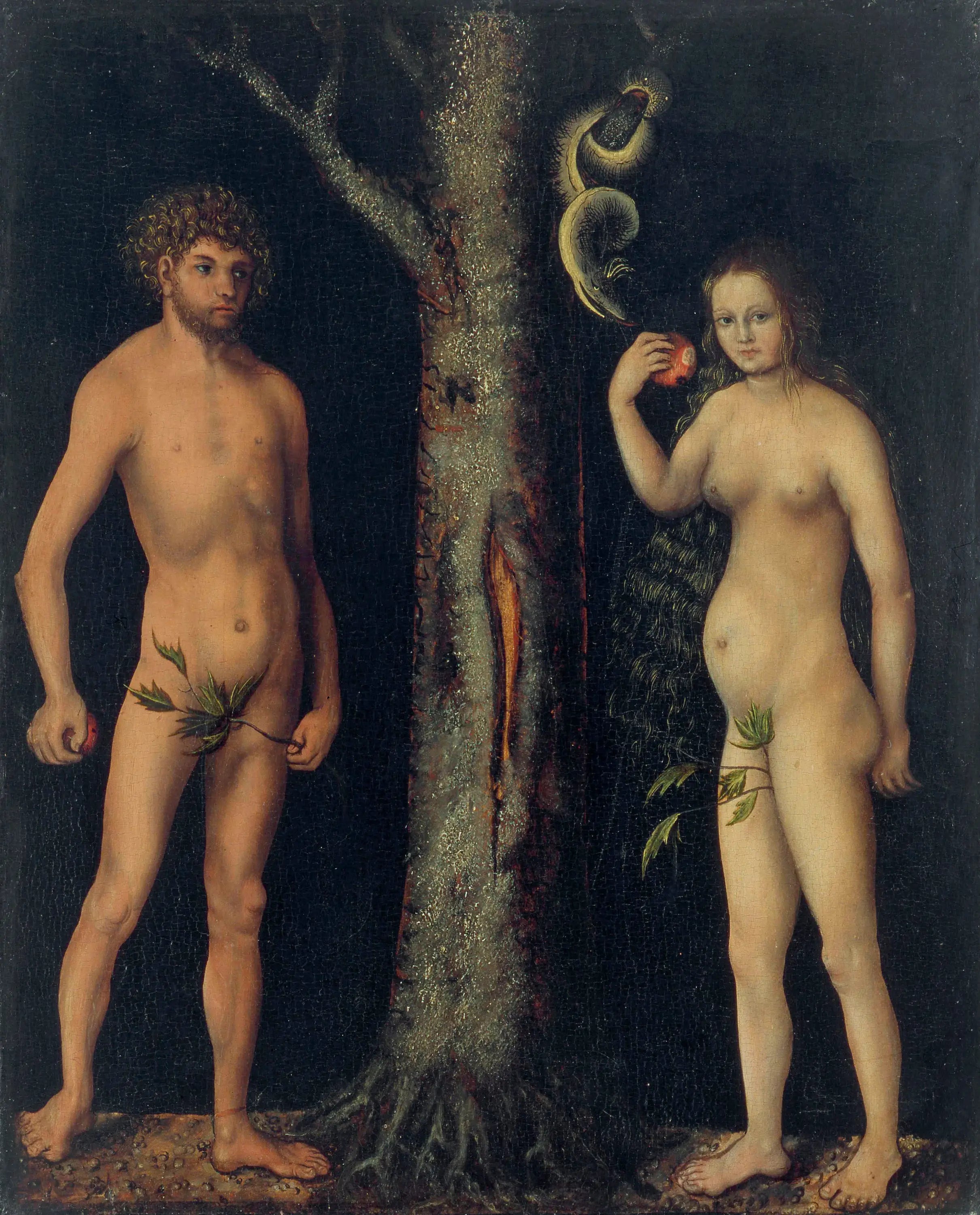 Adam et Ève - Lucas Cranach the Elder - Alpha Reproduction
