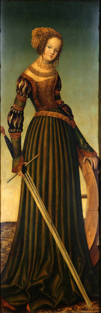 Sainte Catherine - Lucas Cranach the Elder