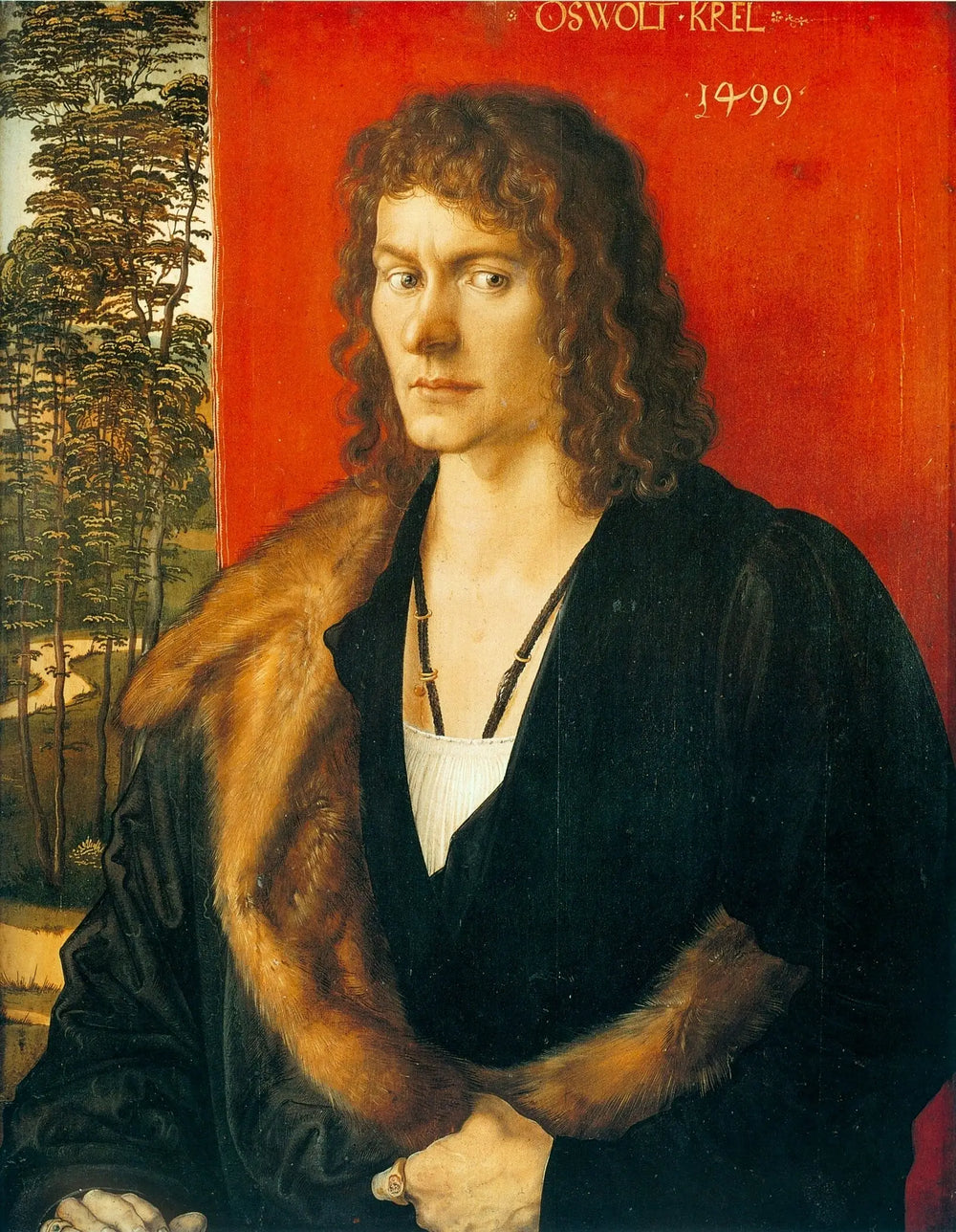 Portrait d’Oswolt Krel: Oswolt Krel - Albrecht Dürer - Alpha Reproduction