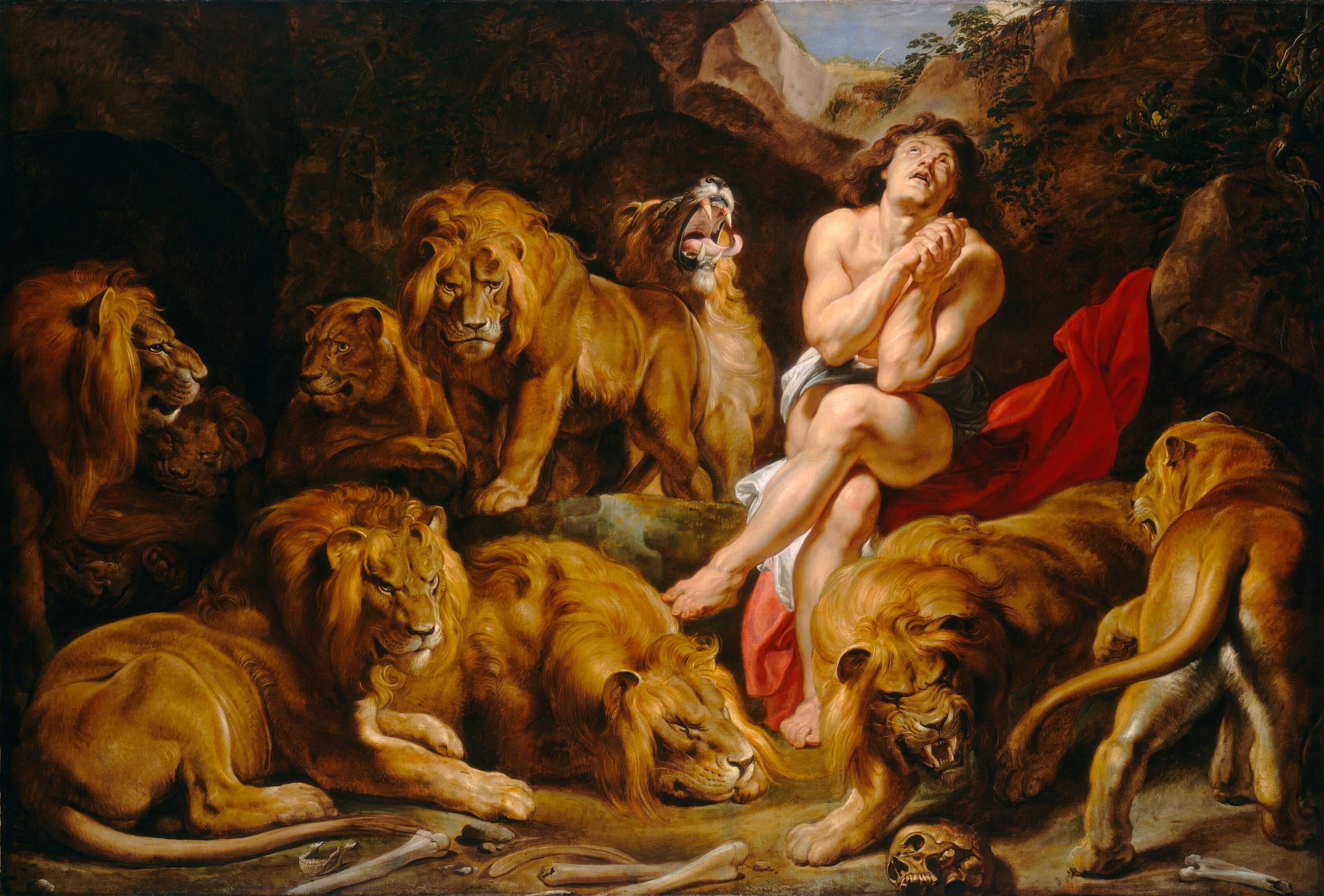 Daniel dans la fosse aux lions - Peter Paul Rubens
