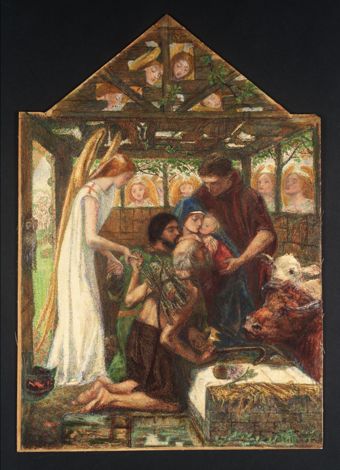 L'adoration - Dante Gabriel Rossetti