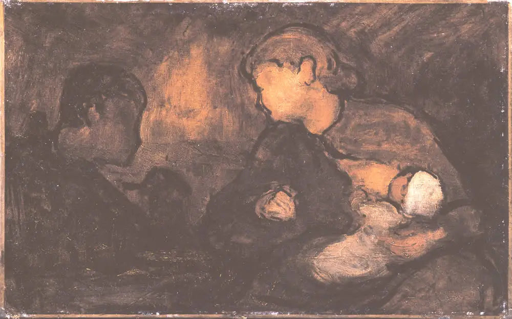 La soupe - Honoré Daumier - Alpha Reproduction