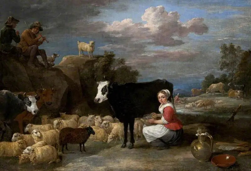 La laitière - David Teniers le Jeune - Alpha Reproduction