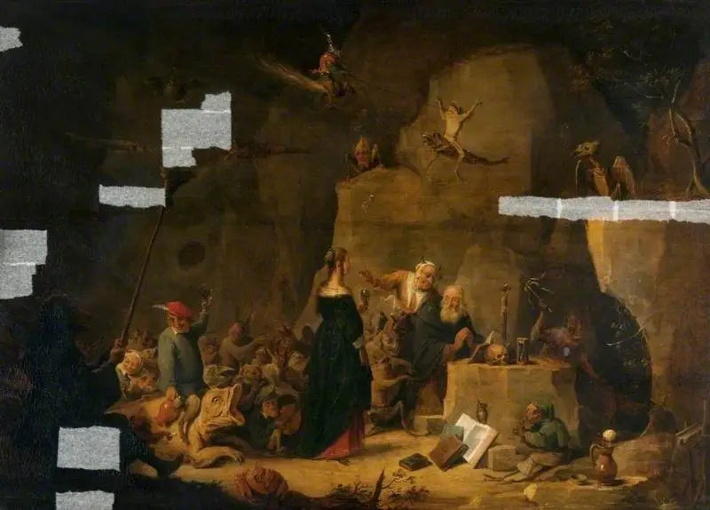 La Tentation de Saint Antoine - David Teniers le Jeune - Alpha Reproduction