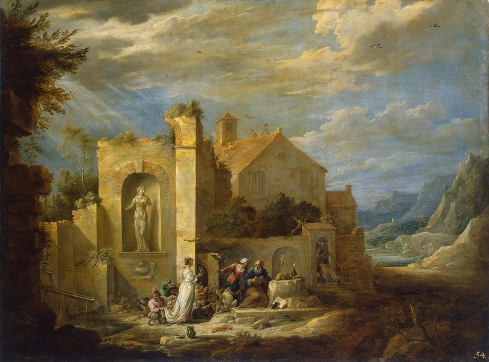 Tentation de saint Antoine - David Teniers le Jeune - Alpha Reproduction