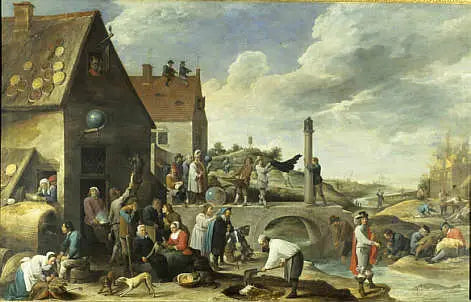 Proverbes flamands - David Teniers le Jeune - Alpha Reproduction