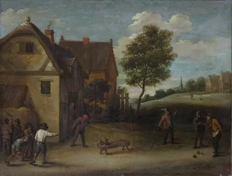 Jouer aux quilles - David Teniers le Jeune - Alpha Reproduction