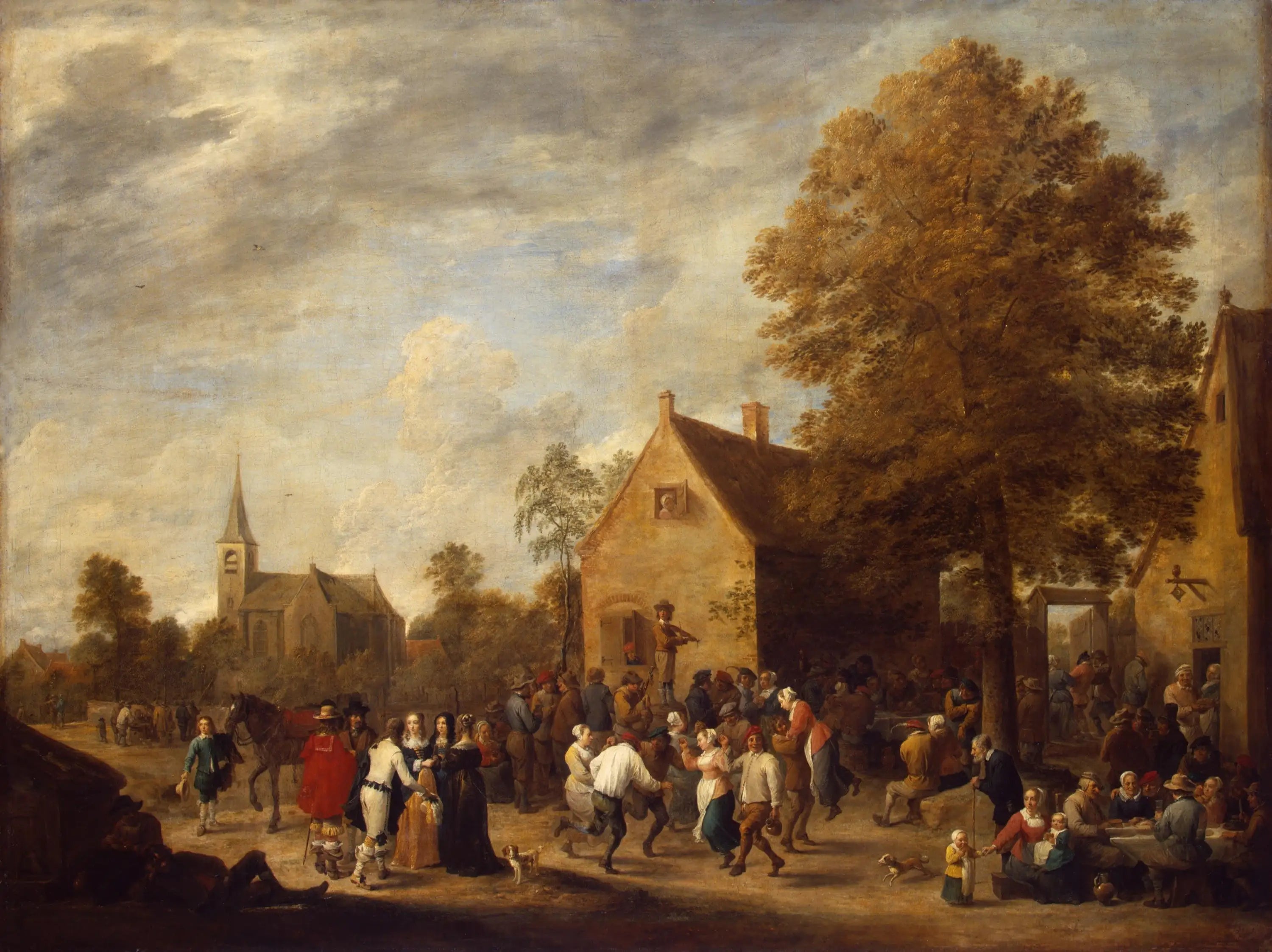 Réjouissance Flamande - David Teniers le Jeune - Alpha Reproduction