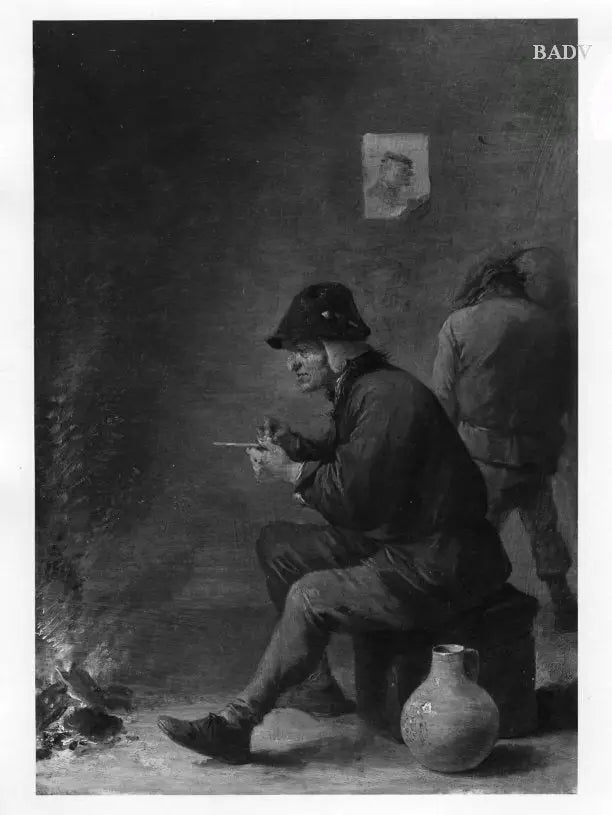 Intérieur avec 2 personnes - David Teniers le Jeune - Alpha Reproduction