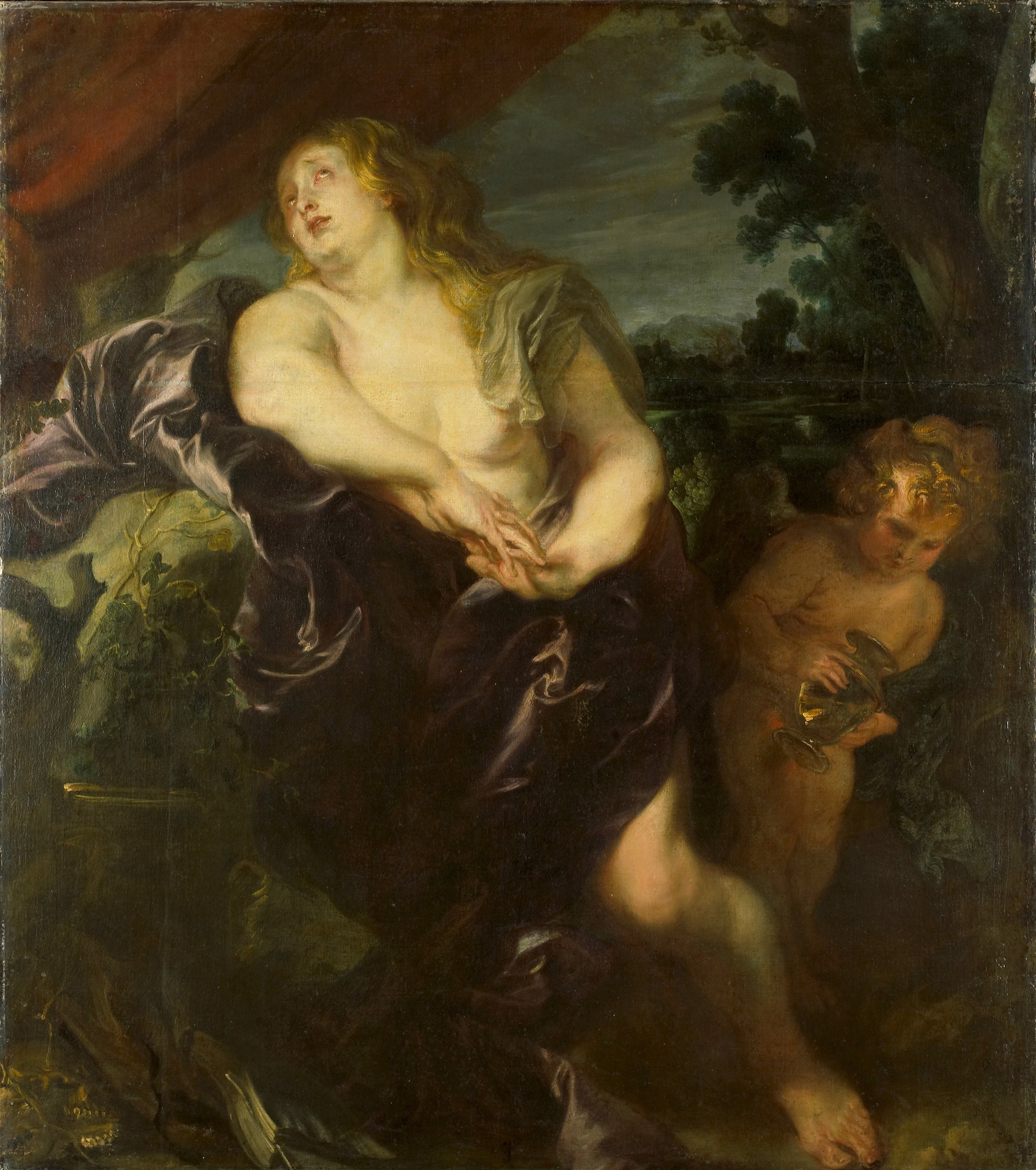 Madeleine pénitente - Antoine van Dyck