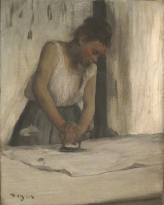 Reproduction du tableau « La Blanchisseuse - Edgar Degas » par Alpha Reproduction en peinture à l’huile